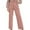 N140-Pink, variant on WERYOUNG Women's Casual Pants Corduroy Pants For Women High Waisted Straight Leg Work Pants Solid Color Casual Trousers With Pockets