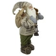 thumbnail image 4 of Northlight 2' Standing Santa Christmas Figure with a Plush Bear and Lantern, 4 of 5