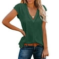 thumbnail image 2 of Giftesty Tank Tops for Women Clearance Summer Women's Casual Solid Color V Neck Sleeveless Tops Blouses T-shirt, 2 of 6