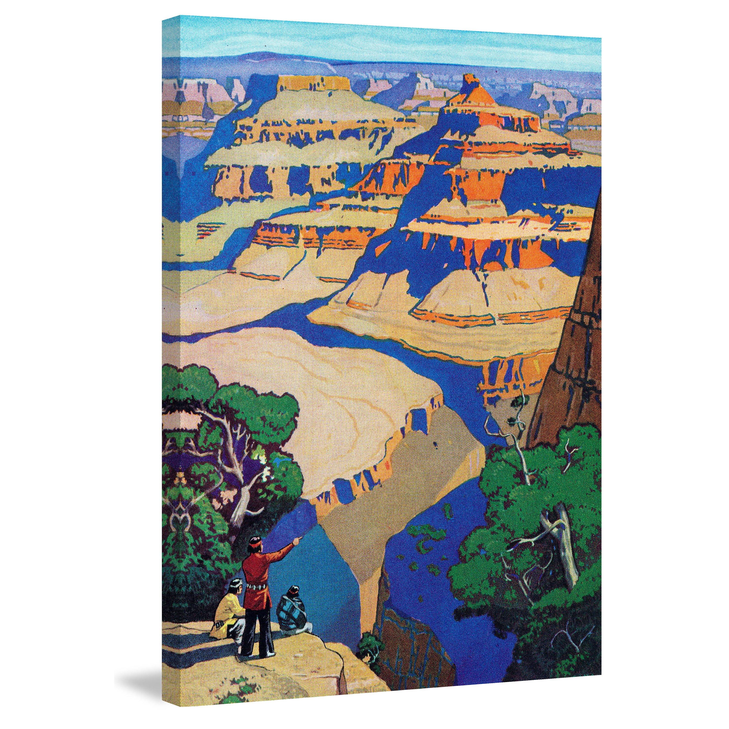 "Bird's Eye View" Painting Print on Wrapped Canvas