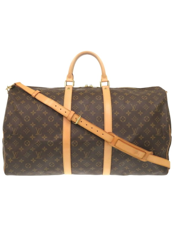 Pre-Owned Louis Vuitton Keepall Bandouliere 55 Monogram M41414 Boston Bag LV 1053... (Good)