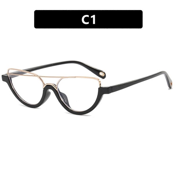 Gafas con bloqueo de luz azul de diseño de nicho, diseño ergonómico que se adapta a la estructura de la oreja, gafas de decoración de moda para unisex, película en blanco y negro brillante