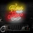 thumbnail image 2 of C-CRAFT Frohes Neues Jahr Neon Led Lights 30 inch for German New Year Party Decor, 2 of 5