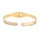 thumbnail image 1 of Pulsera abierta con diamantes de imitación, pulsera abierta elegante con diamantes de imitación, pulsera abierta para mujer, características líderes en su clase, 1 of 9
