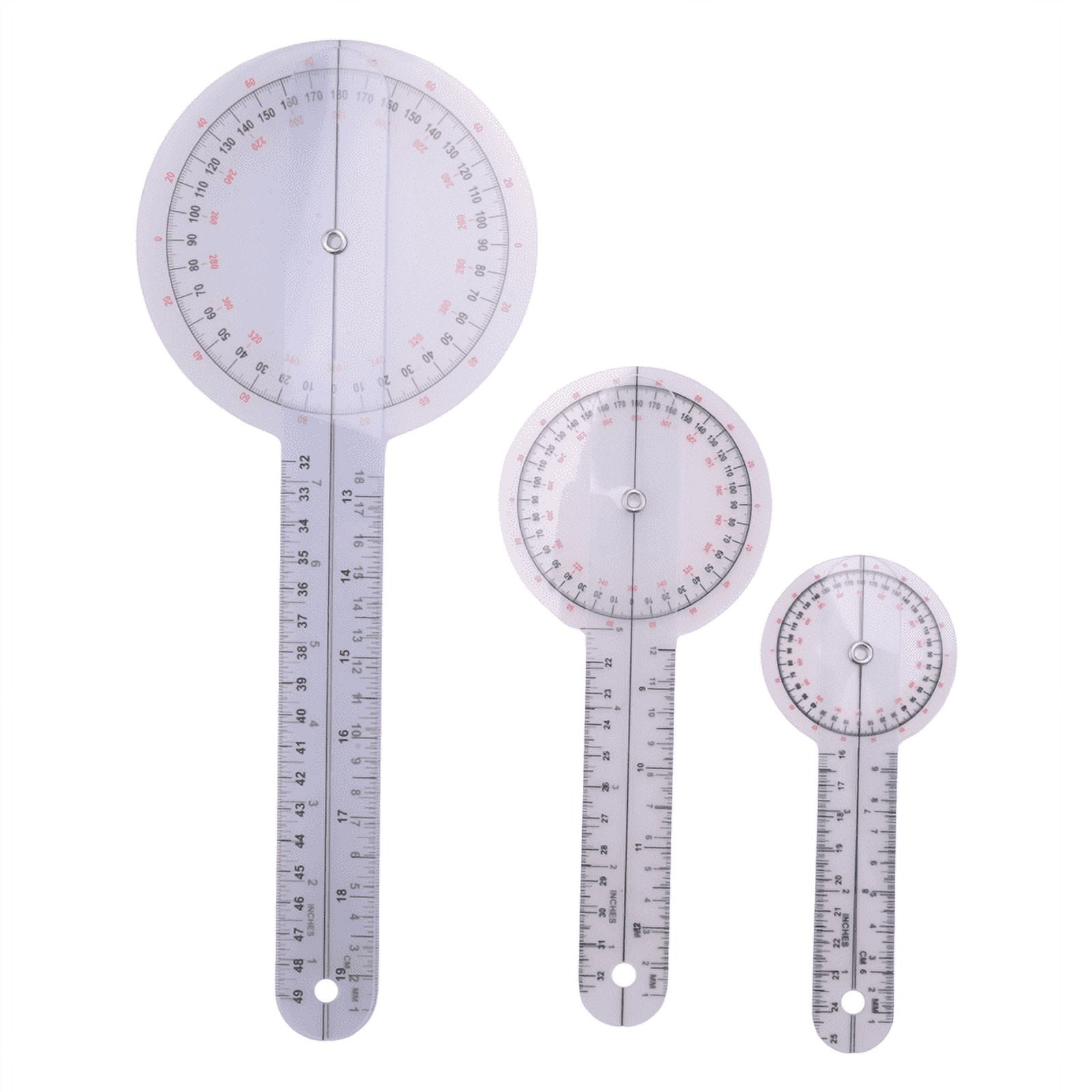 Kit De Goniomètres Pour Physiothérapie - 3 Pièces (6, 8, 12 Pouces) Neuf