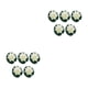 thumbnail image 3 of Flores de loto artificiales Yuarrent 5 unids/set blanco lechoso, 3 of 6