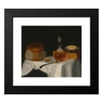 thumbnail image 2 of George Smith 17x15 Black Modern Framed Museum Art Print Titled - Still Life of Bread, Butter and Cheese (ca. 1754), 2 of 5
