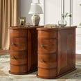 thumbnail image 1 of 2-Drawer Wood End Table, No Assembly Required, 1 of 5