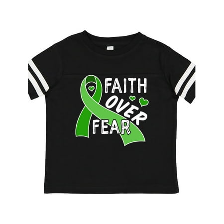 

Inktastic Mental Health Awareness Faith Over Fear Gift Toddler Boy or Toddler Girl T-Shirt
