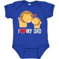 thumbnail image 3 of Inktastic Fathers Day I Love My Dad Boys Lion Boys or Girls Baby Bodysuit, 3 of 5