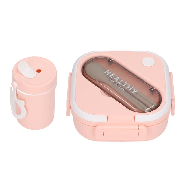 Récipient pour Déjeuner, Boîte à Lunch Récipient à Bento Minimaliste Boîte à Bento avec Accessoires Installation Facile