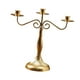 thumbnail image 5 of Candelabro de varios brazos, candelabro decorativo para mesa de comedor, cónico para club, repisa de Halloween Oro con 3 brazos, 5 of 8