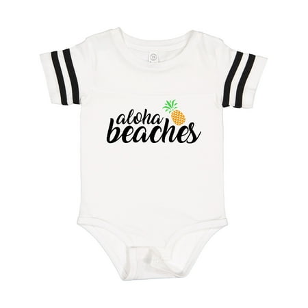 

Inktastic Hawaiian Pineapple Aloha Beaches Gift Baby Boy or Baby Girl Bodysuit