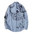thumbnail image 2 of Camisas Hombre Manga Larga Camisa de hombre 3d Impresión digital Camisa de manga larga Calle al libre (Blue, 4XL), 2 of 4
