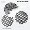 thumbnail image 3 of 12Pcs Modular Interlocking Cushion, 12" x12" Floor Mat, Non-Slip Plastic Drainage Tiles, Dry Deck Tiles for Bathroom Kitchen Balcony Patio Pet Areas, 3 of 7