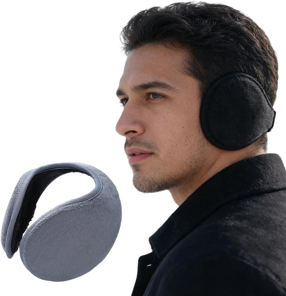 Women Ear Muffs Winter Girls White Earmuffs Fuzzy Kids Black  display picture 1
