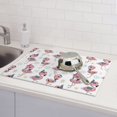 thumbnail image 6 of Fuzoiu Flamingos Tribal Print Absorbent, Reversible Microfiber Dish Drying Mat for Kitchen, Dish Drying Pad for Dishes, Utensils, Pots and Pans, Extra Large 18 Inch x 24 Inch, 6 of 7