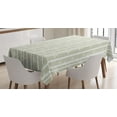 thumbnail image 1 of Ambesonne Tropical Tablecloth Rectangular Table Cover, Tree Branches Silhouettes, 60"x90", Eggshell White, 1 of 3