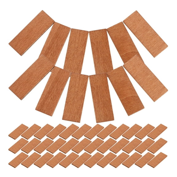 OUNONA 200Pcs Miniature Dollhouse Flooring 1 12 Scale Dollhouse Accessories Furniture Wood Floor Board For Model Decor Light Brown