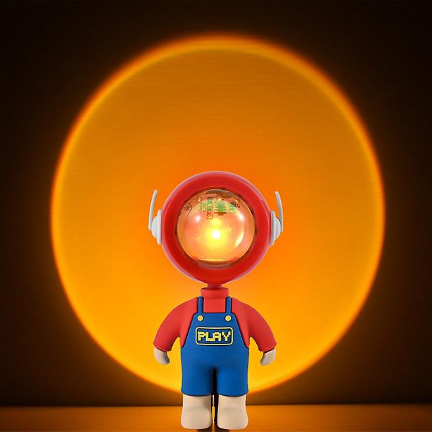Luces de puesta de sol portátiles, luces de proyección, luces de ambiente, luces de astronauta LED giran 360 grados