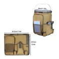thumbnail image 2 of Labymos Fishing Bucket Organizer With Multiple Pockets Adjustable Strap Outdoor Tackle Bag Camping Bucket Tool, 2 of 8