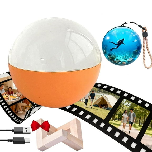 Lumiorb WiFi Crystal Ball – 3D Video & Photo Memory Sphere, 2.7" Crystal Ball Video Player with Sound, Personalized Custom Digital Photo Videos Player for Anniversary ,Crystal Ball Digital Display