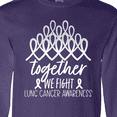 thumbnail image 4 of Inktastic Together, We Fight Lung Cancer Awareness Long Sleeve T-Shirt, 4 of 5