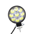 thumbnail image 1 of Luz de trabajo LED redonda para conducción todoterreno, foco reflector de 27 W para SUV, camión y coche., 1 of 7