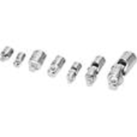 TITAN 7 pc Chrome Adaptor & U-joint Set