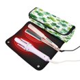 thumbnail image 6 of Hair Tools Storage with Heat Resistant Mat- Trifolium Printed Curling Iron Travel Bag/Flat Iron Case for Women, 6 of 8