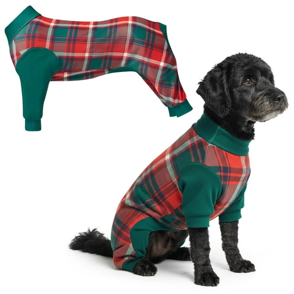 Pijama para perro Spark Paws Christmas Recovery, 2XL, verde y rojo