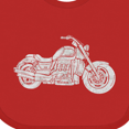 thumbnail image 4 of Inktastic Distressed Motorcycle Boys or Girls Baby Bib, 4 of 4