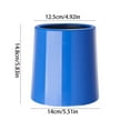 thumbnail image 4 of Small Trash Can with Lid, Mini Trash Can for Bathroom, Office and Bedroom, Small Bathroom Garbage Can with Swing Top, Compact Waste Basket for Desk, Dorm & Home, Blue - Xuniizn, 4 of 7