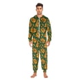 thumbnail image 6 of joogoo Stripes Basketballs Unisex Adults Onesies Pajamas Jumpsuits L, 6 of 7