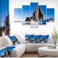 thumbnail image 1 of Winter Lake Baikal Panorama - Extra Large Seashore Canvas Art, 1 of 3