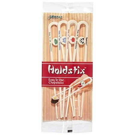 Compac Holdstix 4ct Easy To Use Chopsticks Dishwasher Safe Abs Plastic - Made In Usa, 4-Count