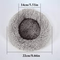thumbnail image 4 of Hamster Bed Round Shape Plush Soft Warm Guinea Pig Bed Small Animal Sleep Mat, 4 of 7
