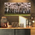 thumbnail image 1 of Fleurs de Cerisier dans un Pin - Impression sur Toile Paysage, 1 of 3