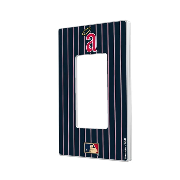 Los Angeles Angels 1971 Cooperstown Pinstripe Single Rocker Light Switch Plate