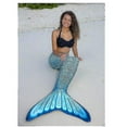 thumbnail image 2 of Queue Mermaid Résistante à l'Usure pour Enfants, Monofin Inclus, 2 of 3