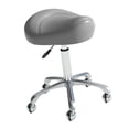 thumbnail image 4 of yotijay Saddle Stool Ergonomic Lift Stool Thick Seat Padding Swivel Salon Stool for grey, 4 of 9