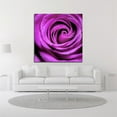 thumbnail image 2 of 18" x 18" Purple Rose by PhotoINC Studio - Wall Art Print on Canvas Fabric Pink, 2 of 3