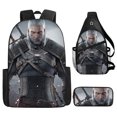 thumbnail image 1 of Juego de mochilas Witchers School de 3 piezas con bolsa de hombro y funda para bolígrafos, 1 of 1