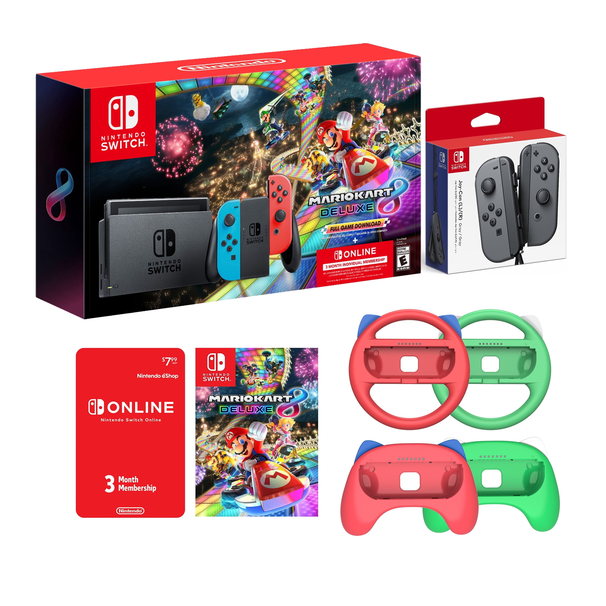 Nintendo - Brandclub - Nintendo Switch Mario Kart 8 Neon