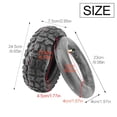 thumbnail image 4 of Neumáticos para patinete todoterreno, neumático de 10x3 pulgadas para Zero 10x, neumático para patinete eléctrico Apollo Pro con tubo interior, 4 of 5