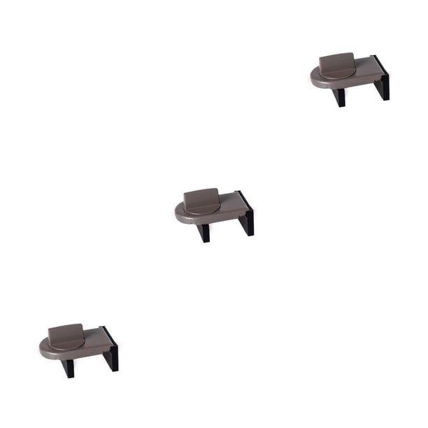 Kenally Cerradura de seguridad para niños de ventana corredera, protección de Metal ajustable, tope de armario, puertas, pestillos, mejora de Type1 NO1