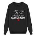 thumbnail image 4 of QTSHPN Matching Family Christmas Sweatshirts Dad Funny Christmas Prints Long Sleeve Xmas Cute Pullover Kids Mama Matching Outfit Festival Party Sweatshirt Men, 4 of 5