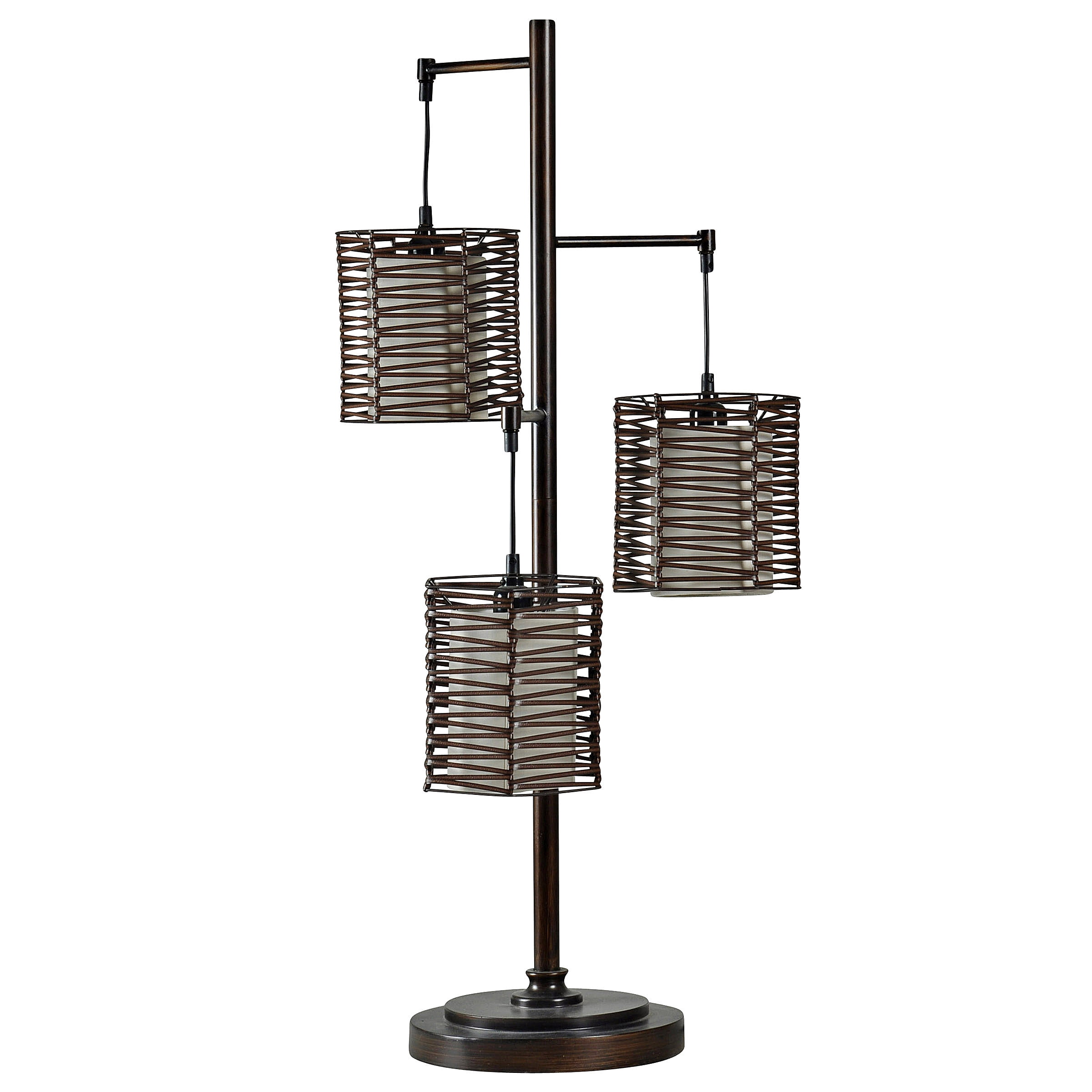 Madison Floor Lamp/Table Lamp Bronze Finish Set Of 3 2 Table, 1