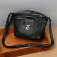 thumbnail image 3 of Bolsa de viaje de cuero suave de PU de cubo casual Moda elegante portátil para fiesta Tmvgtek Para Estrenar, 3 of 9