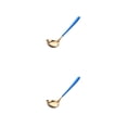 thumbnail image 4 of Reemplazo de cuchara para salsa Billuyoard Acero Inoxidable Pulido Oro Azul 2Conjunto, 4 of 6